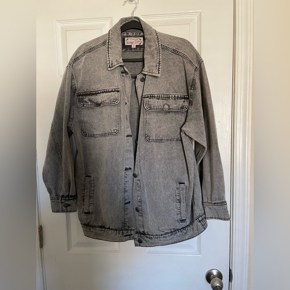 Stoosh Jackets & Blazers - Size large stoosh vintage denim acid wash jacket